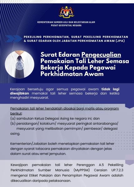 Pengecualian Pemakaian Tali Leher